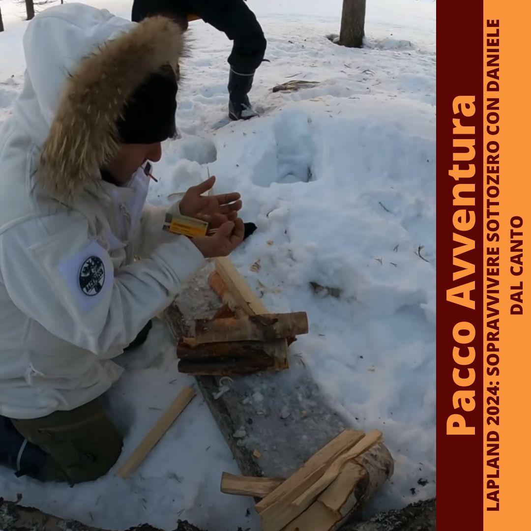PACCO AVVENTURA: LAPLAND 2024 - SOPRAVVIVERE SOTTOZERO CON DANIELE DAL CANTO - BackPacco