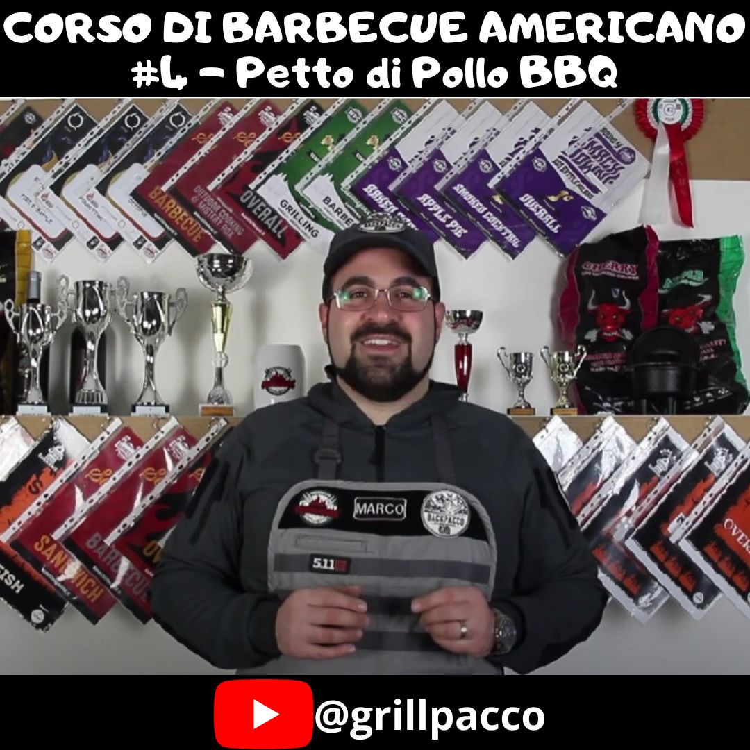Copertina del Corso di Barbecue Americano #4 - Petto di Pollo Affumicato BBQ di GrillPacco