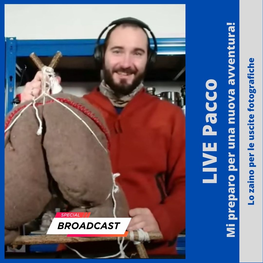 LIVE Pacco #5: Lo zaino per le uscite fotografiche - BackPacco