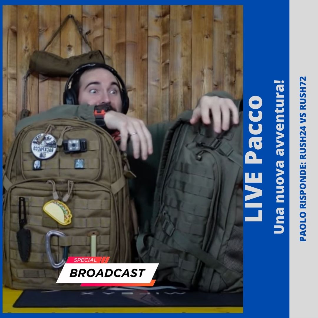 LIVE PACCO: PAOLO RISPONDE: RUSH24 VS RUSH72 - BackPacco