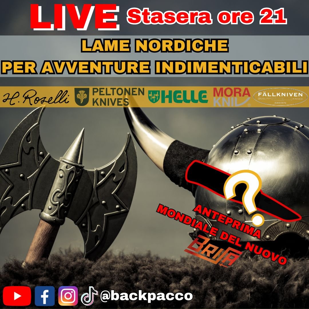 LIVE PACCO: LAME NORDICHE PER AVVENTURE INDIMENTICABILI - BackPacco