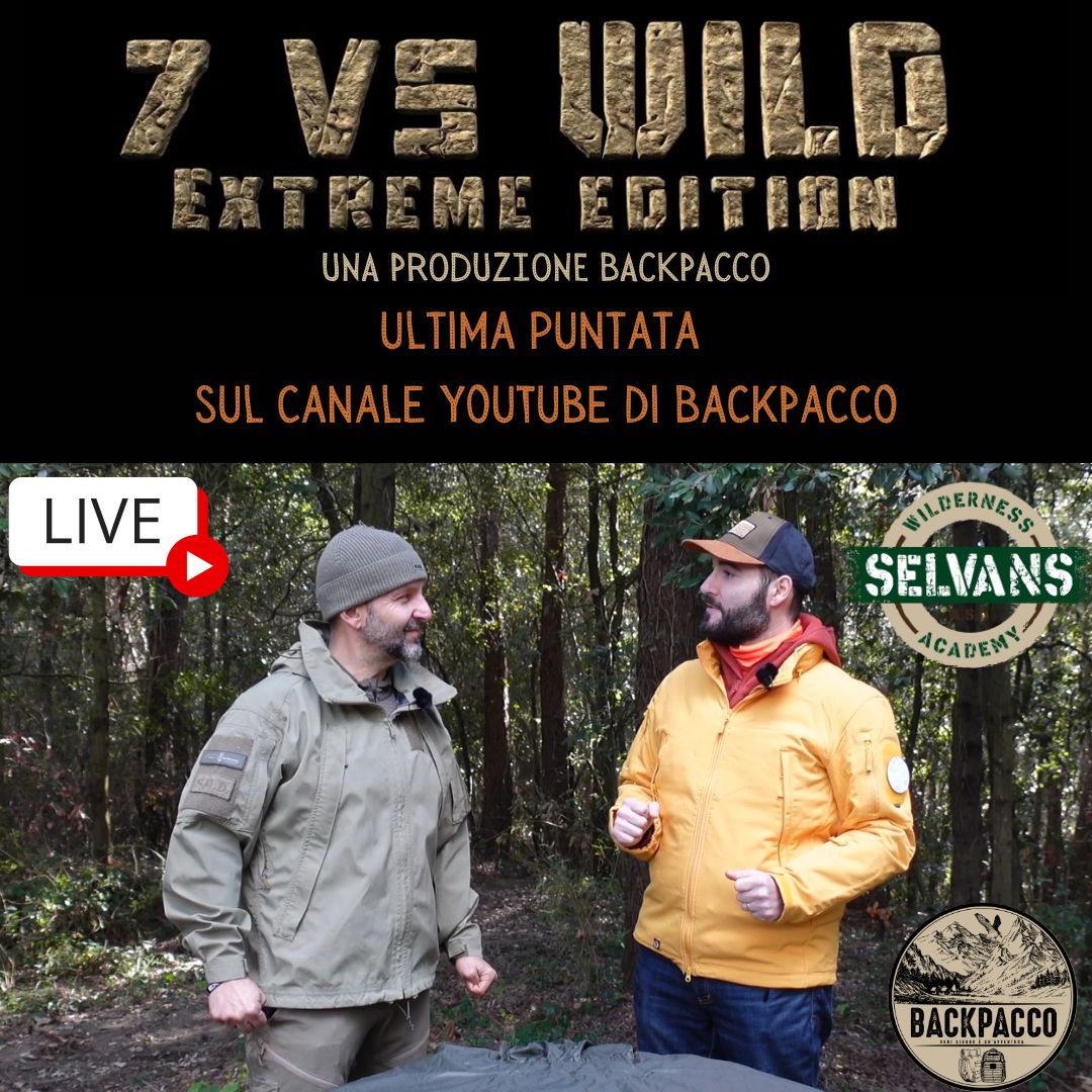 COPERTINA DELL'ULTIMA PUNTATA DI 7 VS WILD EXTREME EDITION CON DANIELE DAL CANTO