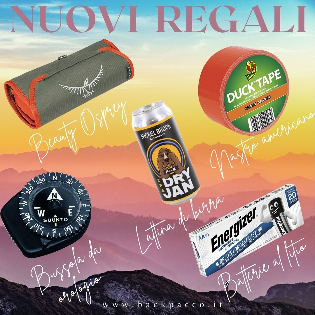 I REGALI FINO AL 30 GENNAIO 2022 - BackPacco