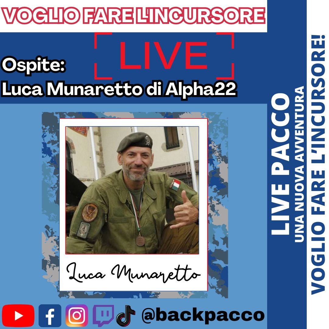 LIVE PACCO: VOGLIO FARE L'INCURSORE! - BackPacco