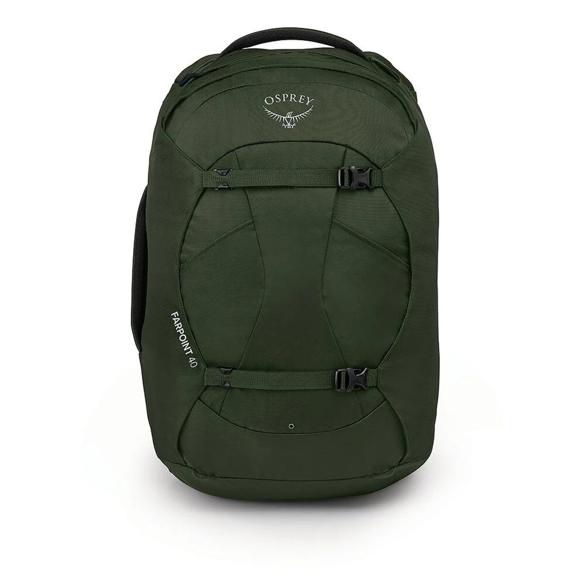 Osprey Farpoint 40 Travel Pack: Zaino da viaggio da 40 litri. Caratterizzato da pannello posteriore a scomparsa, apertura a valigia, cinghie di compressione interne e tasca imbottita per laptop. Design ergonomico e resistente ideale per viaggiatori dinamici.