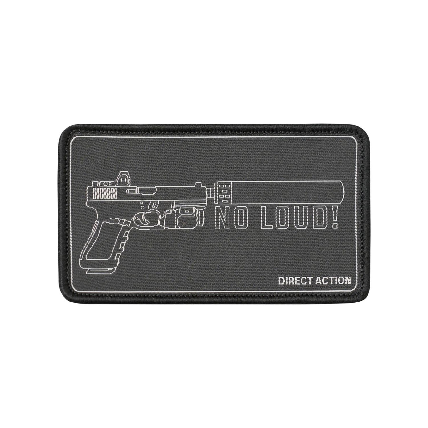 DIRECT ACTION | PATCH VELCRO RICAMATA - NO LOUD!