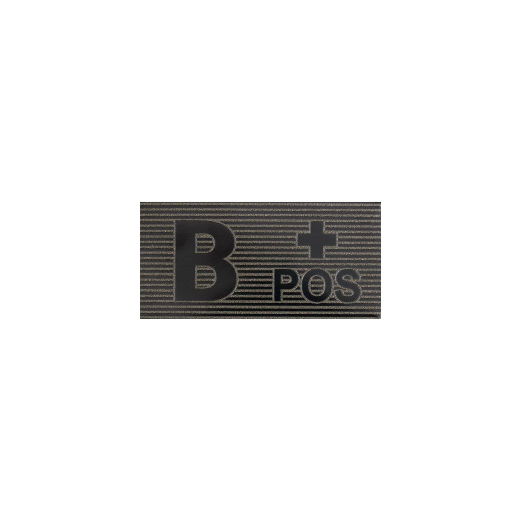 DIRECT ACTION | PATCH VELCRO PVC - BLOOD TYPE
