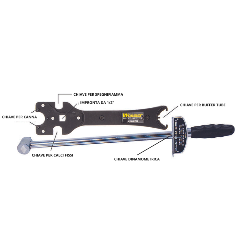 WHEELER | DELTA SERIES AR COMBO TOOL - Torque Wrench for AR
