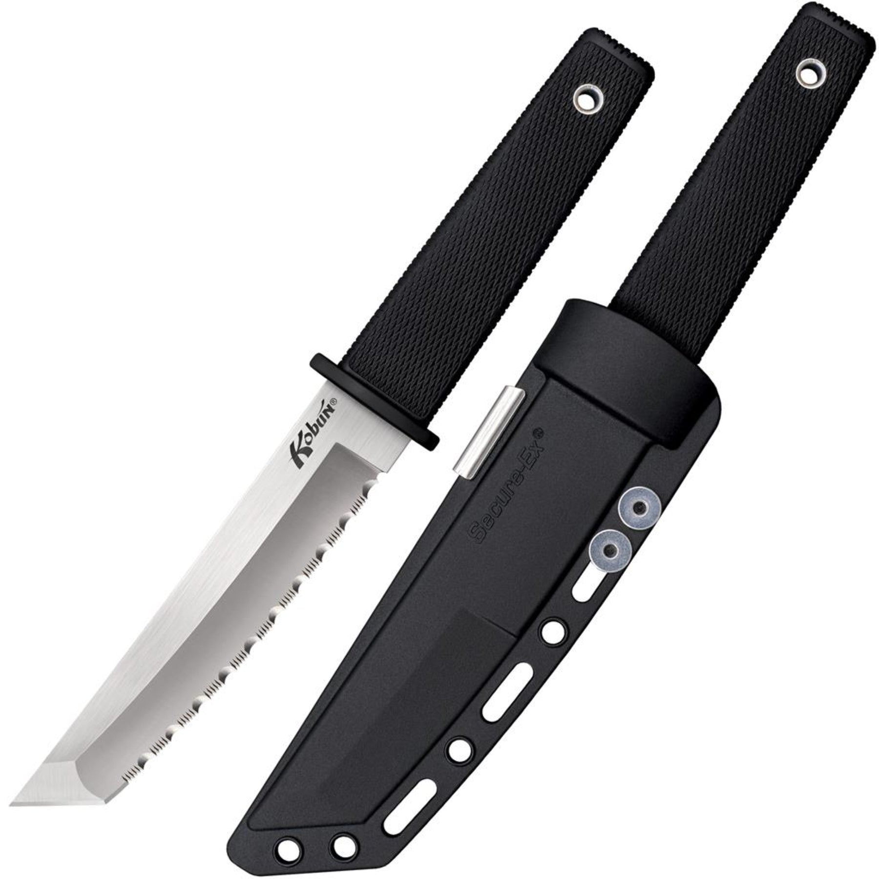 COLD STEEL KOBUN coltello a lama fissa tanto con impugnatura tattica nera, ideale per outdoor e survival - disponibile su backpacco.it