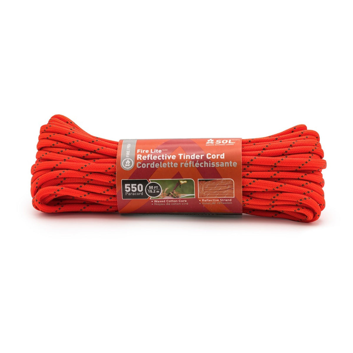SOL | 550 REFLECTIVE TINDER CORD - Cordino accendifuoco
