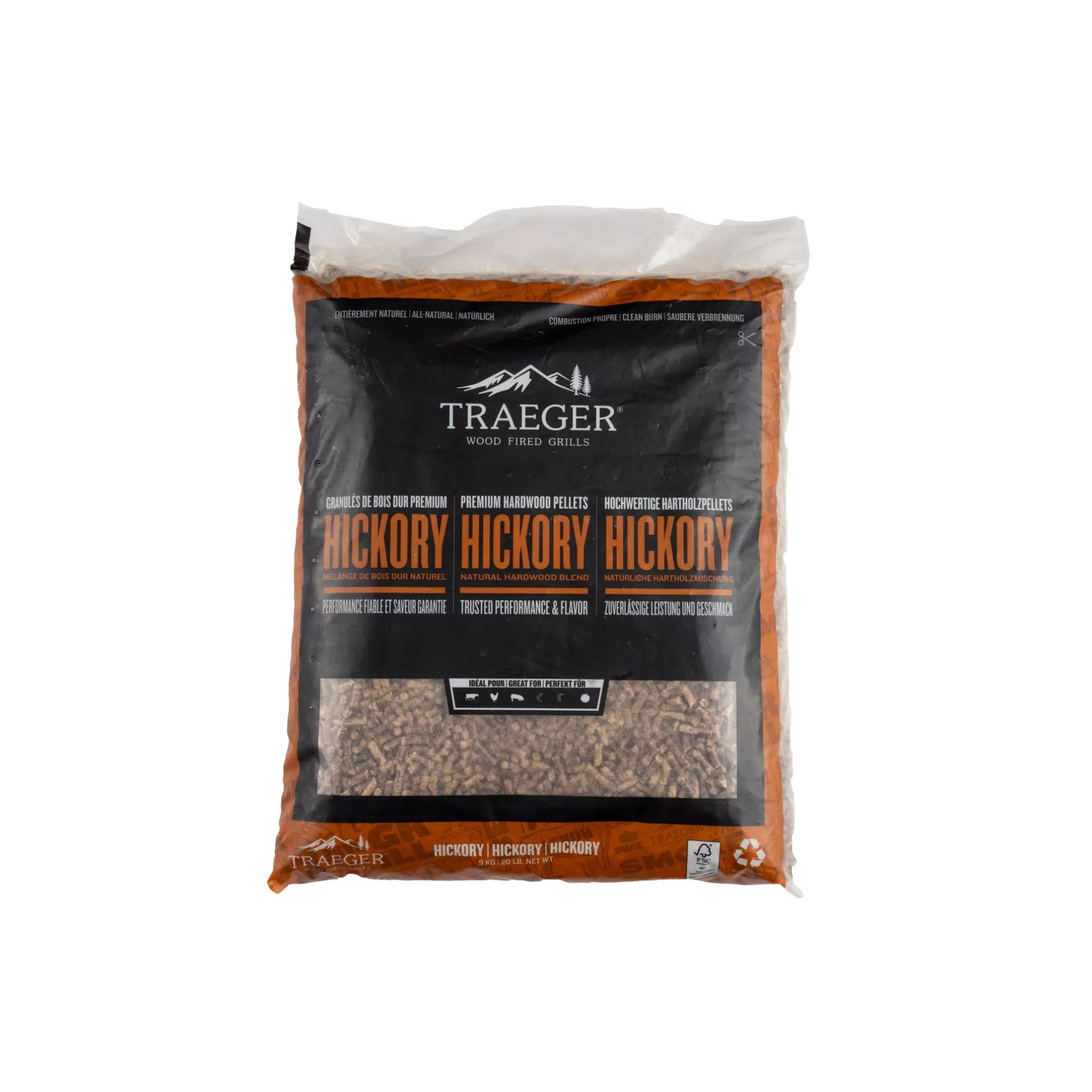 TRAEGER | PELLET 9 KG - HICKORY