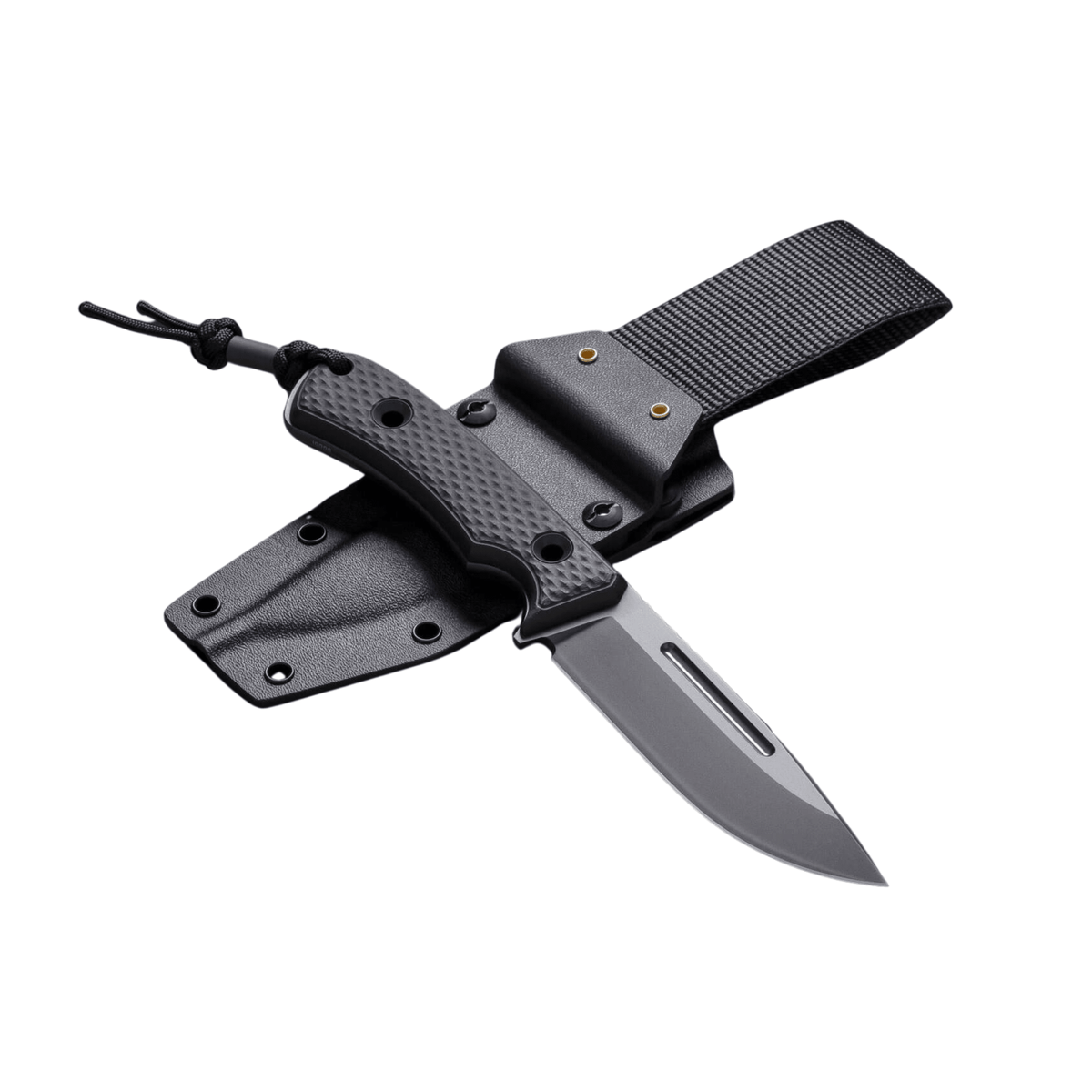 TRC | SOUTH POLE DLC BLACK - Coltello a lama fissa - BackPacco - BP-TRC-SOUTH_POLE/V4E/DLC/BLACK-G10