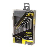 WHEELER | 45 PIECE SAE / METRIC HEX & TORX KEY SET - Set di chiavi, 45 pezzi