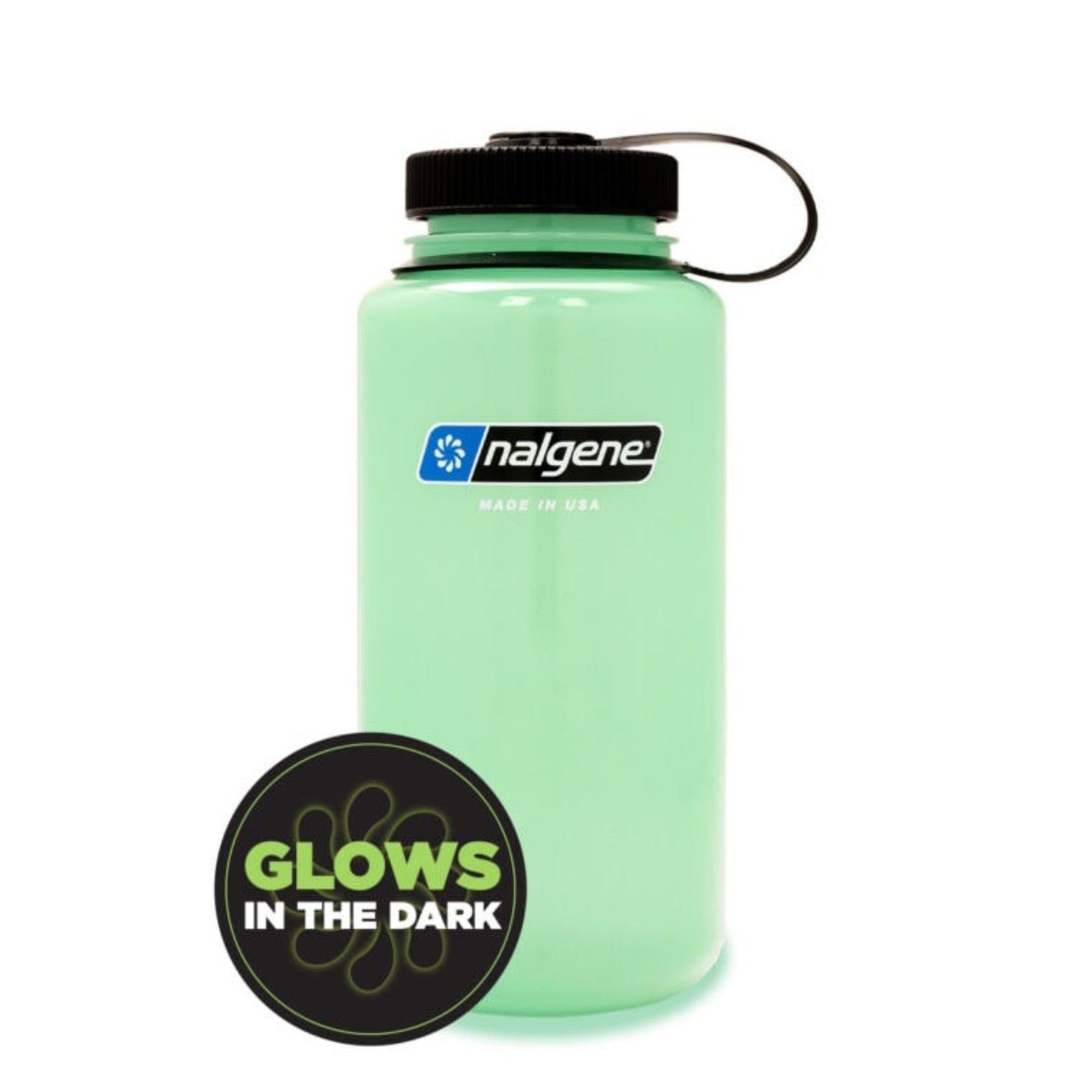 NALGENE | WIDE MOUTH SUSTAIN WATER BOTTLE Glow Green - Borraccia a bocca larga 0.94 L