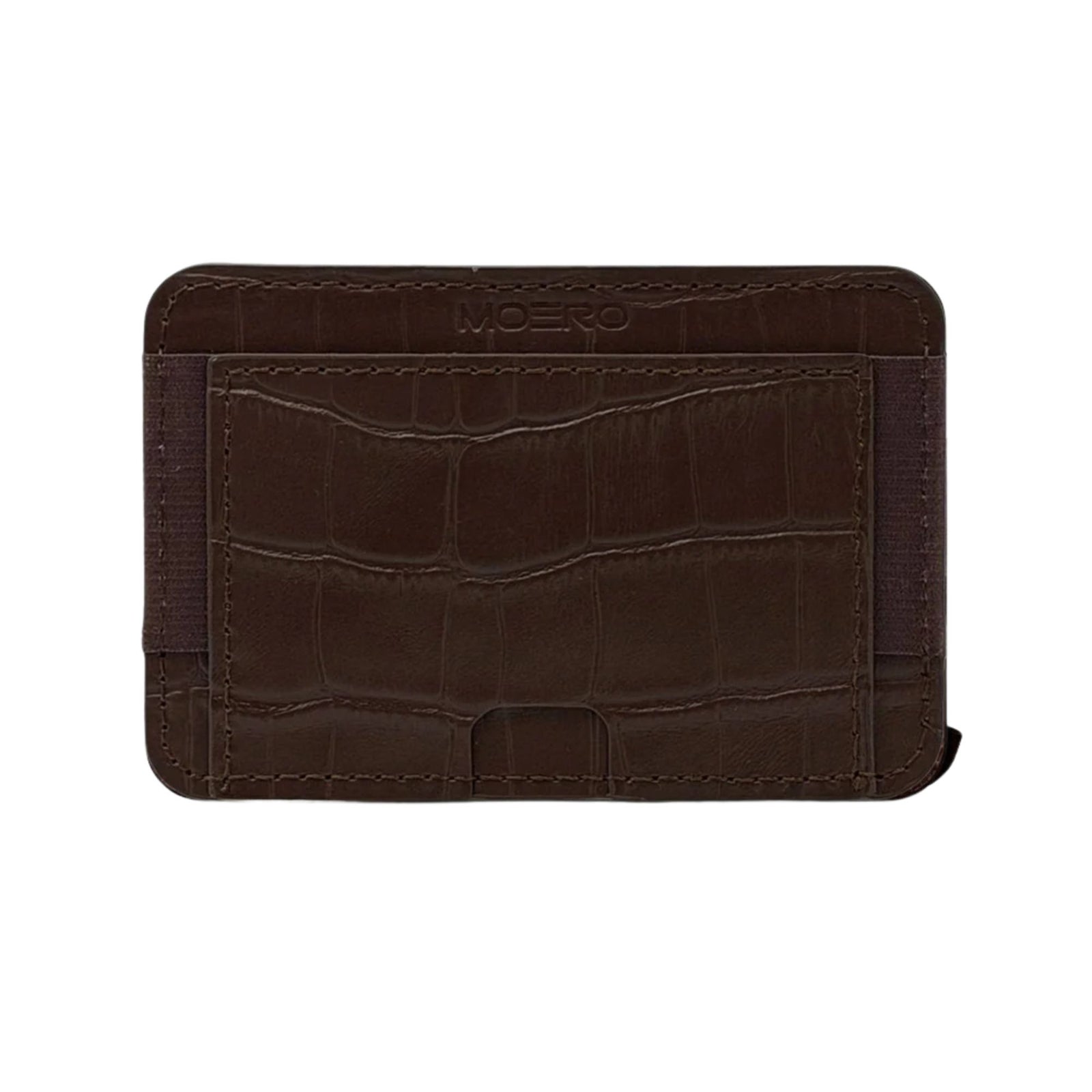 MOERO | M2 ULTRA COCCO BROWN - Portafoglio MagSafe con localizzatore - BackPacco - BP-MOERO-M2ULTRA-COCCO-BRN