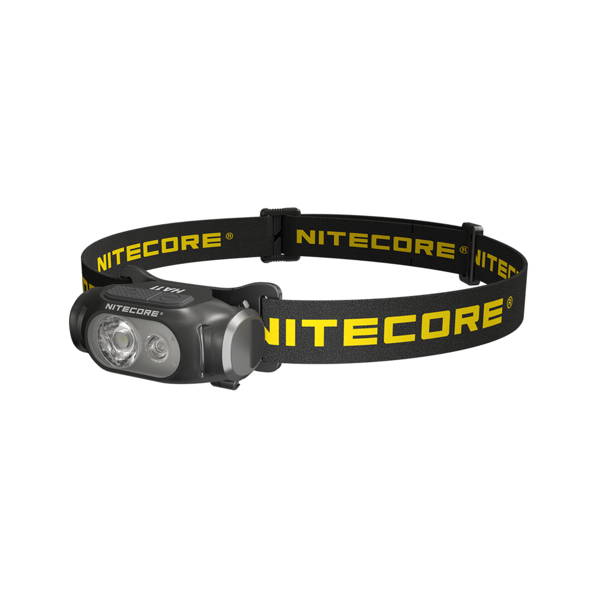 Nitecore HA11 Torcia frontale ultraleggera da 240 lumen con doppia sorgente luminosa bianca e rossa alimentata da una singola batteria AA o Li-Ion. ideale per trekking e trail running