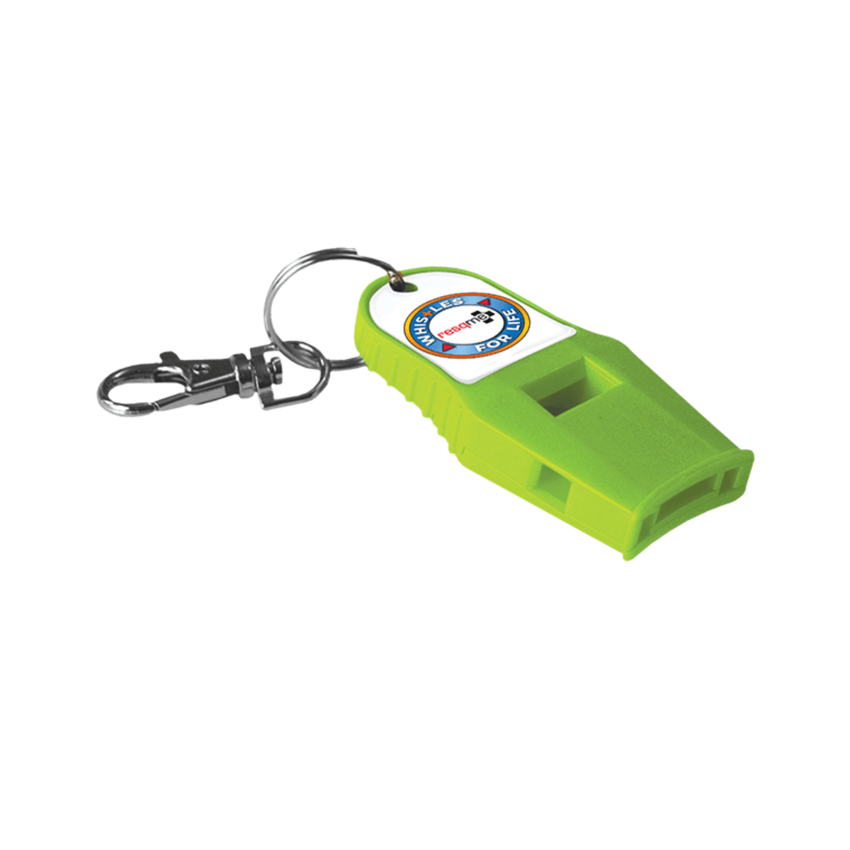 RESQME | WHISTLES FOR LIFE - Fischietto di segnalazione - BackPacco - BP-RESQME-WFL-NEONGREEN