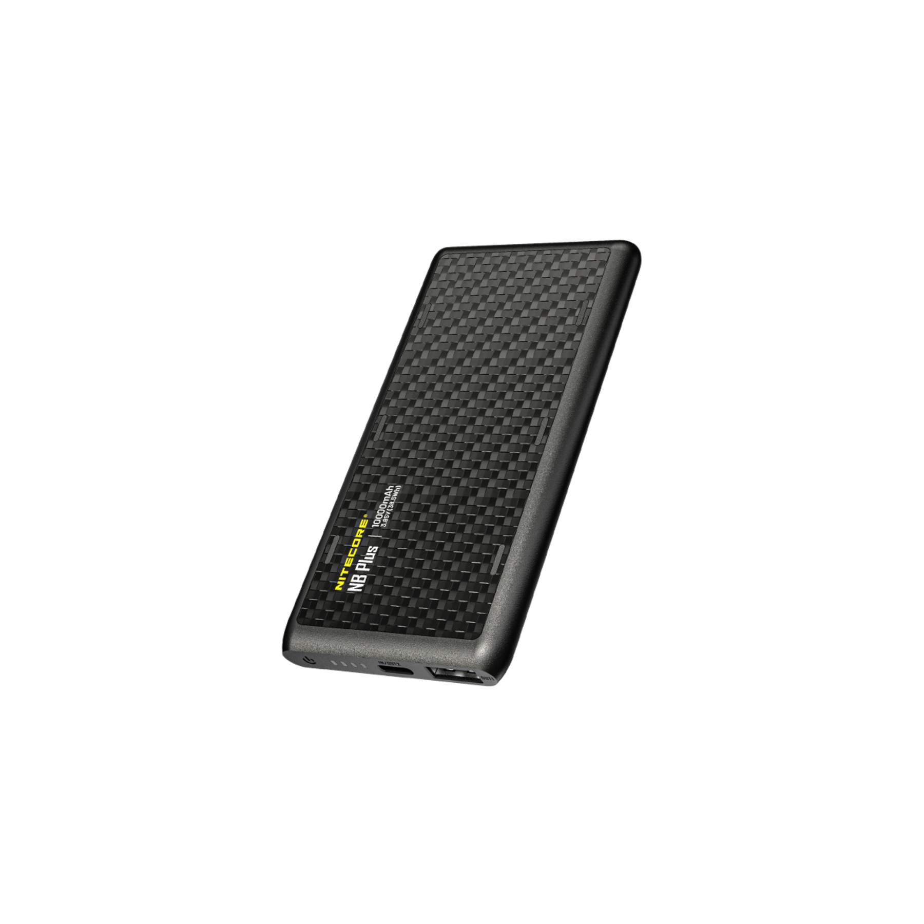 Power bank ultraleggero NITECORE NB PLUS da 10000mAh in fibra di carbonio, sottile e portatile