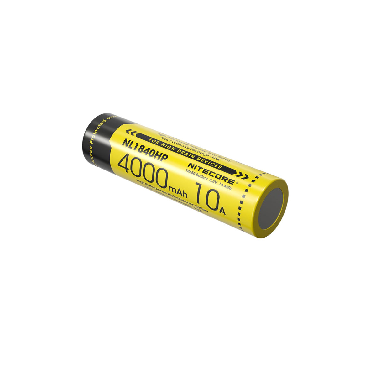 NITECORE | NL1840HP - Batteria Li - ion 18650 da 4000 mAh - BackPacco - BP-NITECORE-NL1840HP