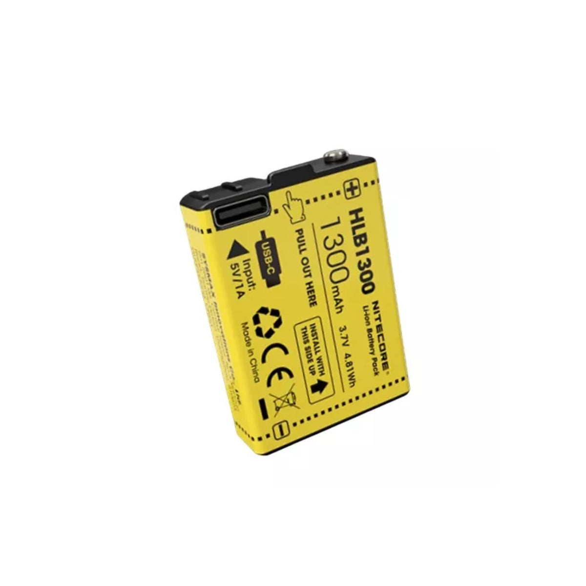 NITECORE | HLB1300 - Batteria ricarica Li-ion per HA13 e UT27