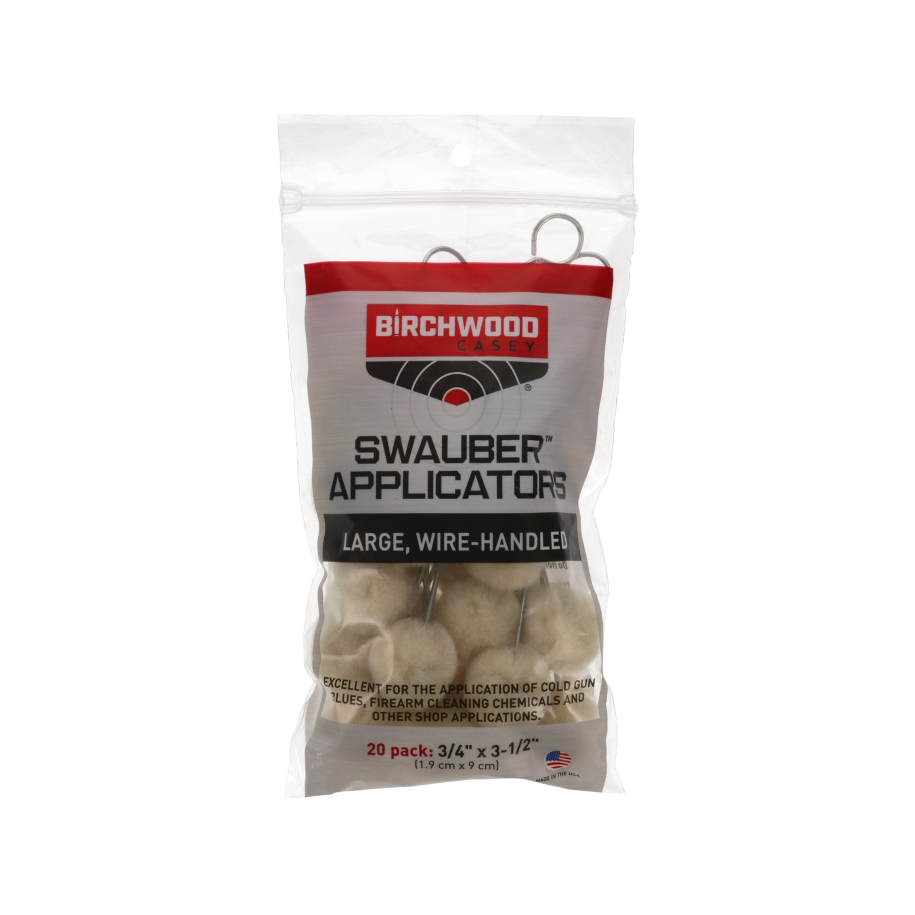 BIRCHWOOD CASEY | SWAUBER APPLICATORS - Applicatori Swauber, 20 pezzi