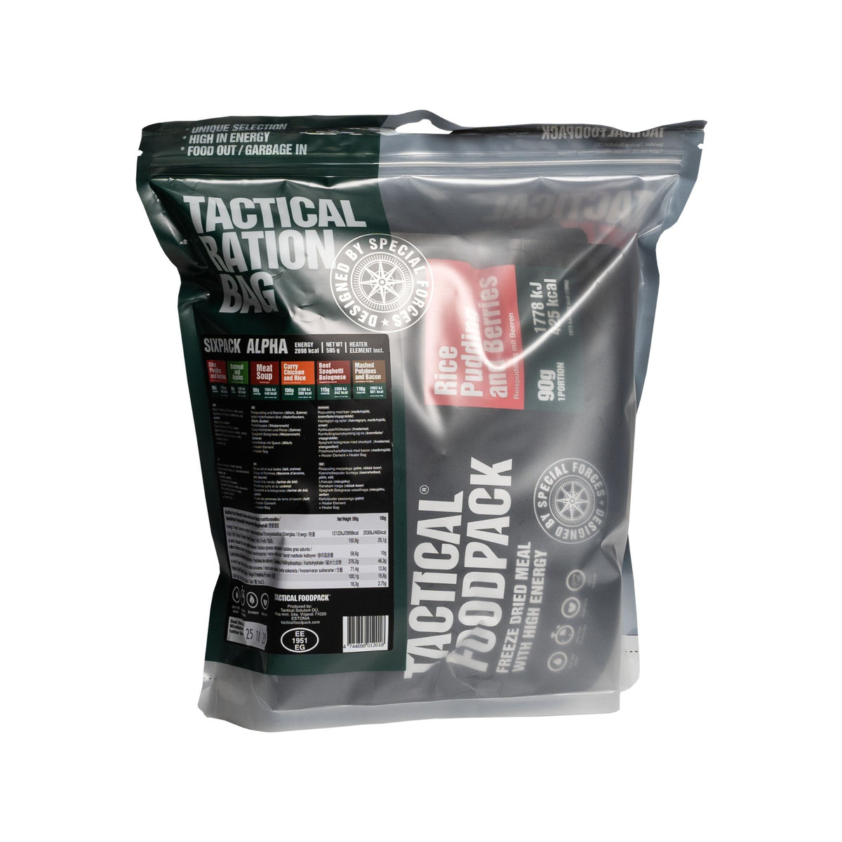 Tactical Foodpack | Tactical Sixpack Alpha 595g - Per escursioni di 2 giorni