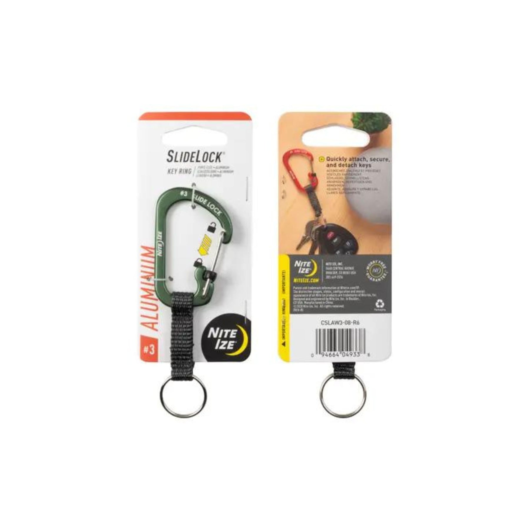 NITE IZE | SLIDELOCK KEY RING - Portachiavi