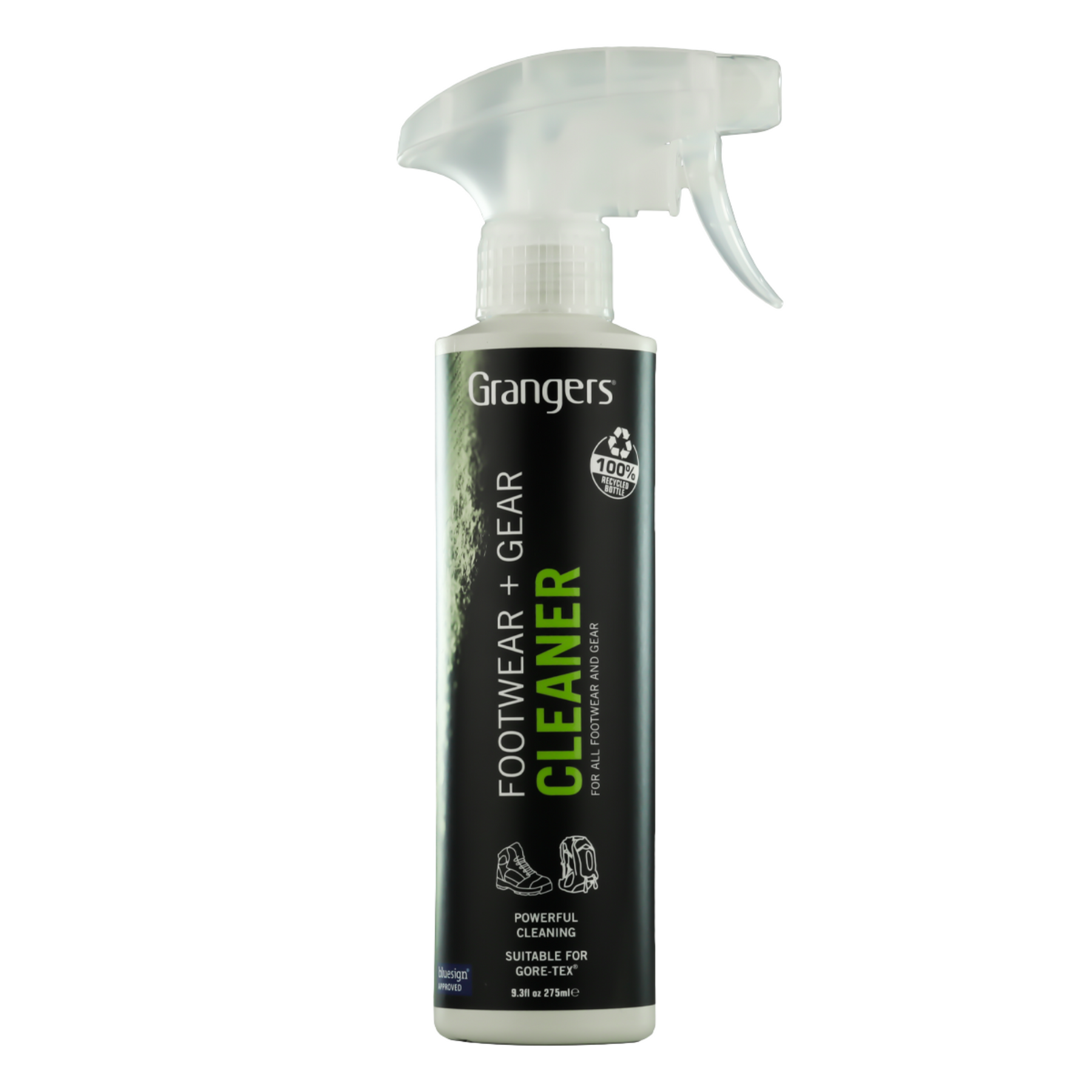 Grangers Footwear + Gear Cleaner, detergente spray per scarpe e attrezzatura, potente e sicuro per Gore-Tex, su backpacco.it