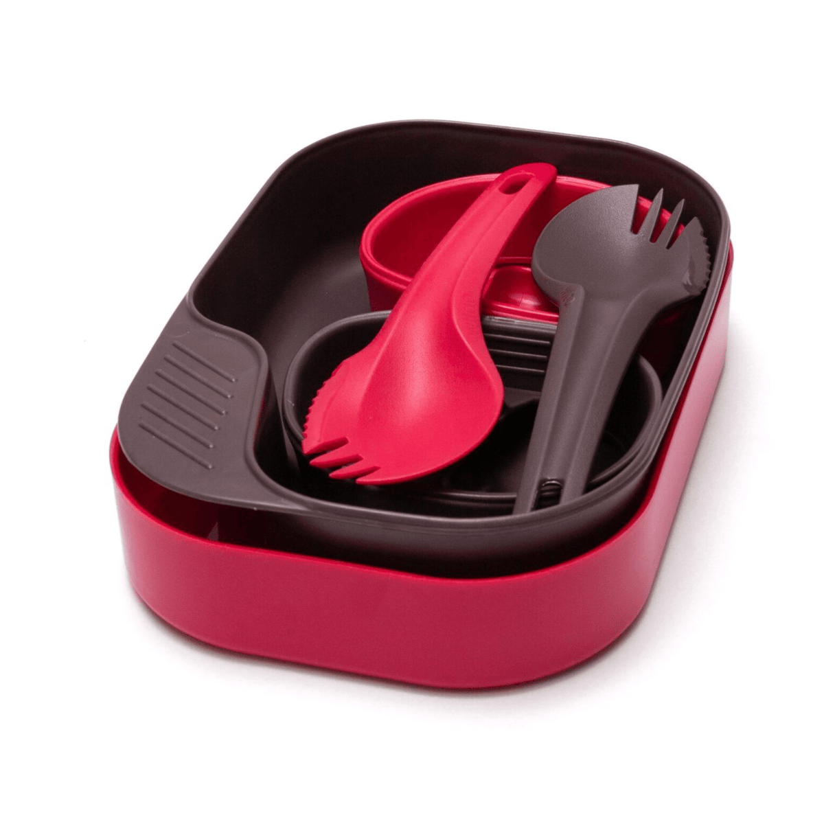 WILDO | CAMP - A - BOX DUO LIGHT - Kit di stoviglie per due persone - BackPacco - BP-WILDO-CAMP-A-BOX-DUO-LIGHT-RASPBERRY