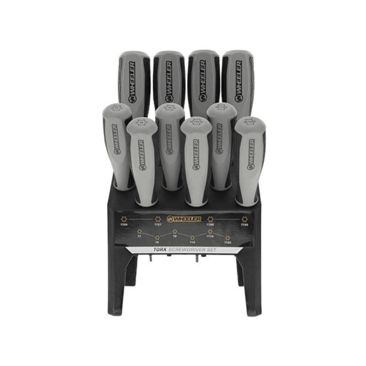 WHEELER | 10 PIECE BENCHTOP SCREWDRIVER SET - Set di giraviti, 10 pezzi - BackPacco - BP-WHEELER-4005278