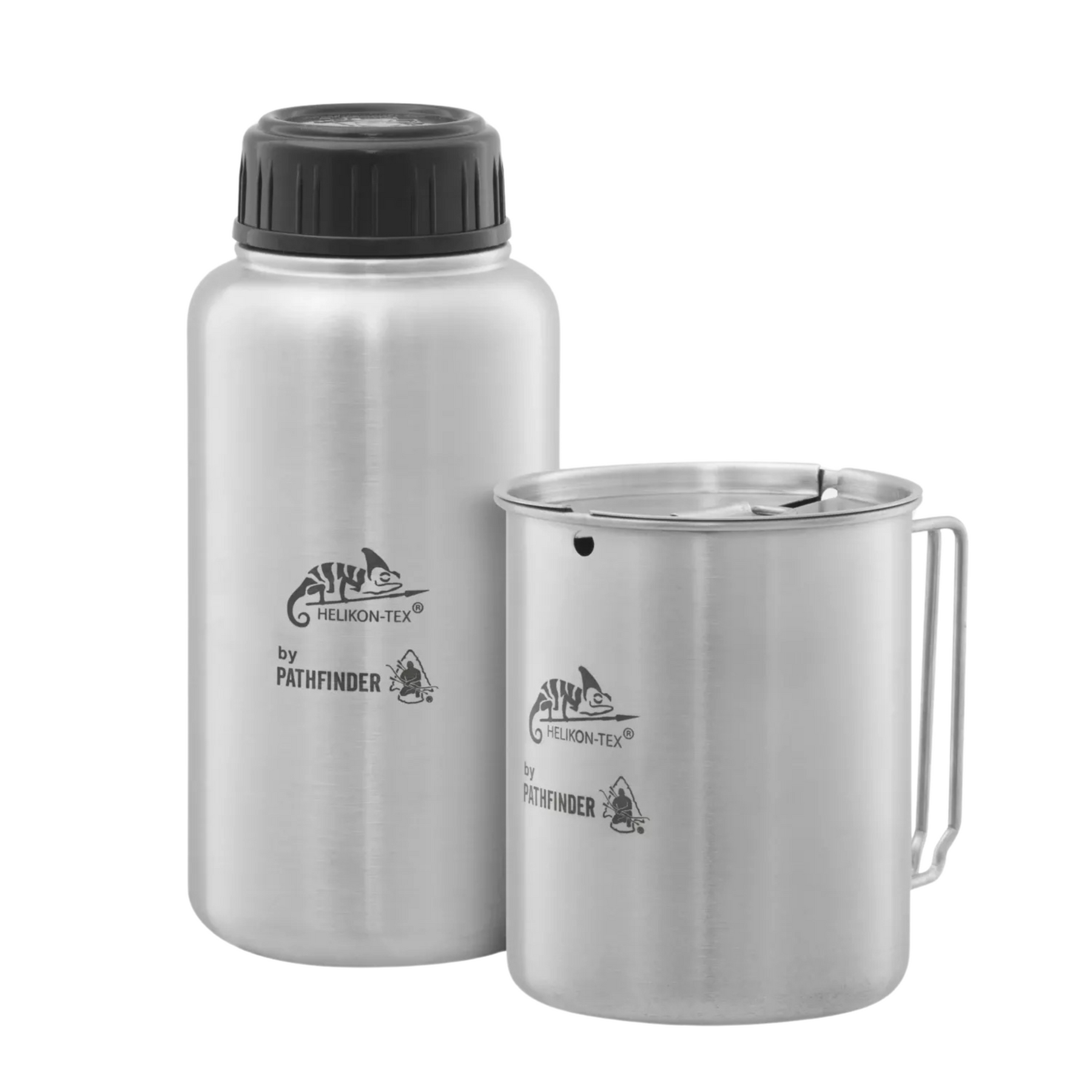 HELIKON-TEX | PATHFINDER BOTTLE & CUP STAINLESS STEEL - Borraccia con tazza