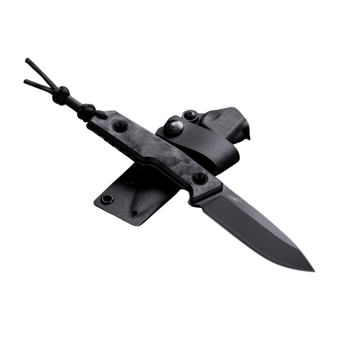 TRC | URBAN TACTICAL SIGNATURE SERIES - Coltello a lama fissa in edizione limitata - BackPacco - BP-TRC-U.T.CUSTOM/ELMAX/DLC/BLACK_CAMO_C.F.