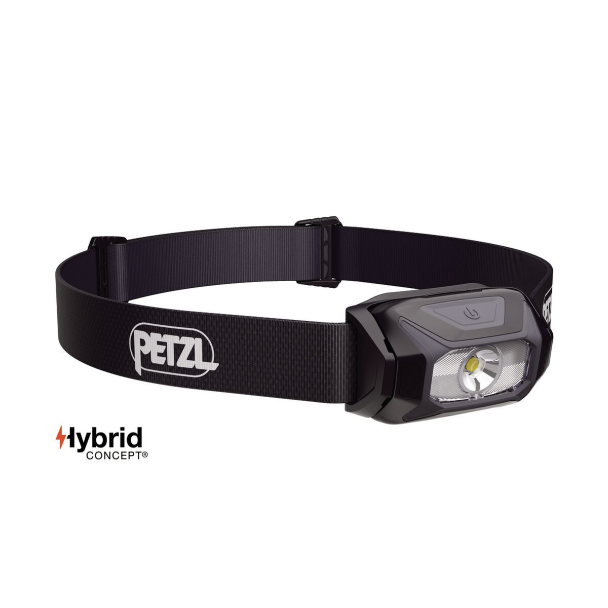 Petzl Tikkina torcia frontale 300 lumens versione 2025, lampada da testa ibrida per campeggio e trekking, illuminazione base compatta, su backpacco.it