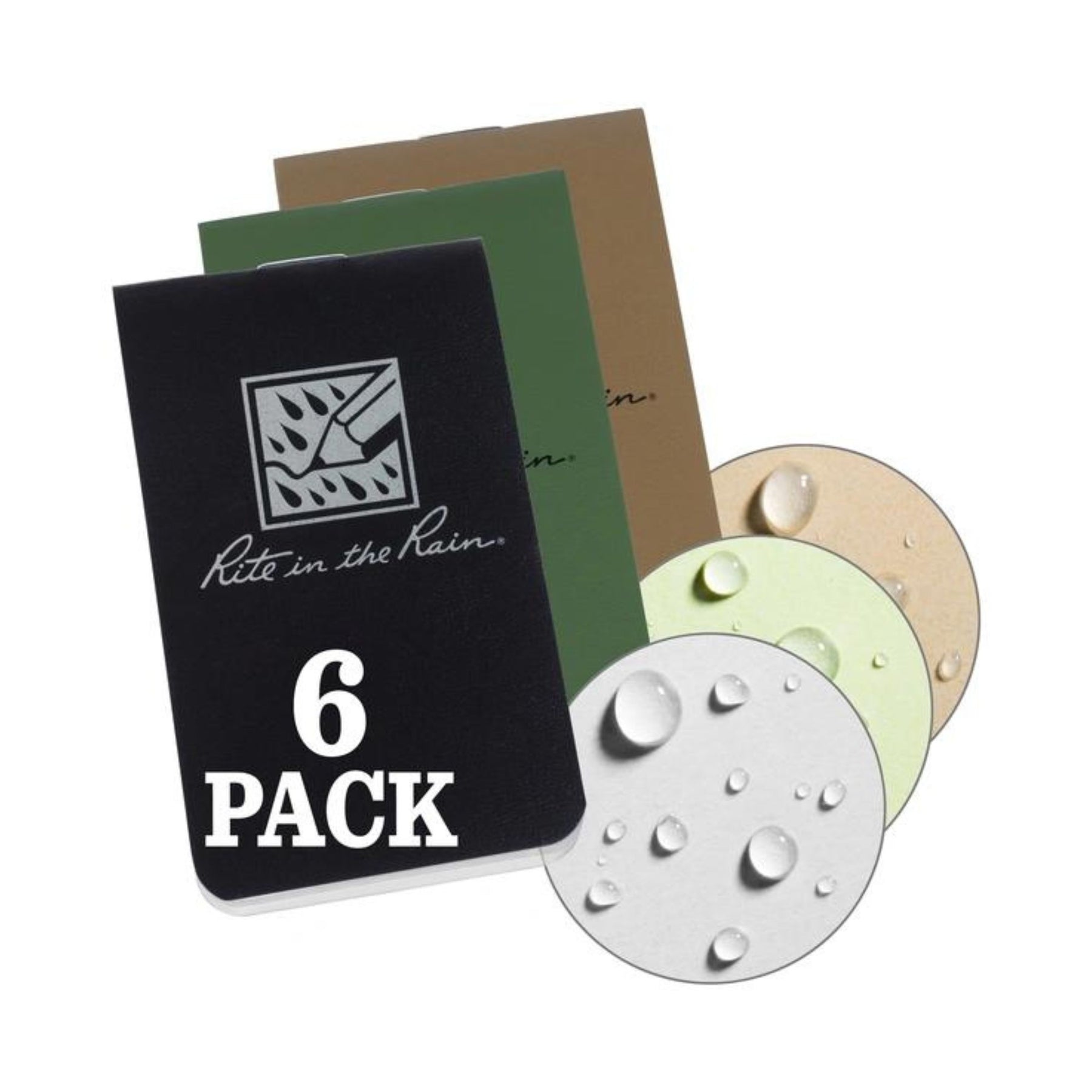 RITE IN THE RAIN | ON-THE-GO NOTEBOOK OTG-TAC - 6 Block notes impermeabilI