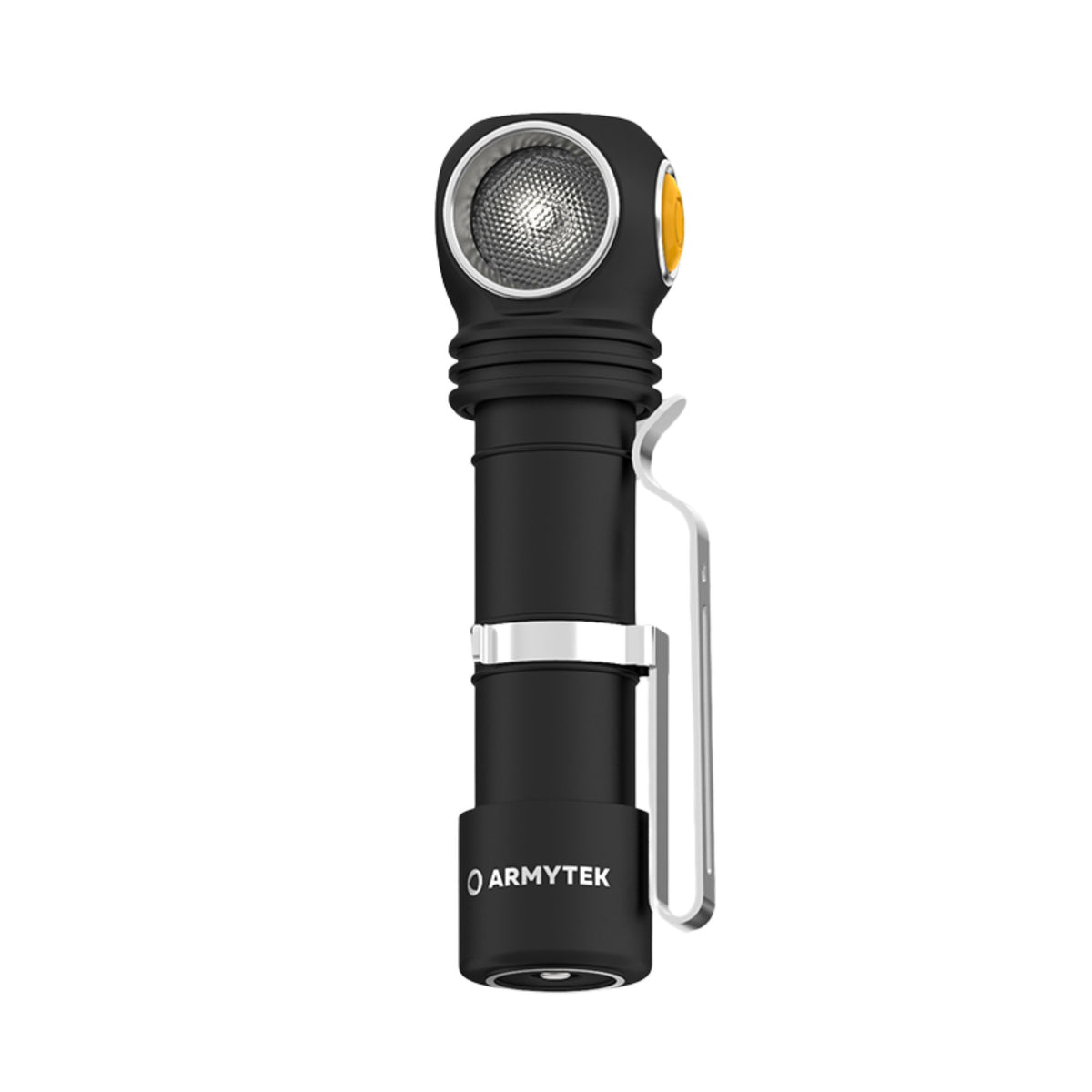 Armytek Wizard C2 torcia frontale e palmare multifunzione ad alte prestazioni con clip in metallo. Design compatto e resistente con ottica TIR per un fascio luminoso ampio senza effetto visione a tunnel. Ideale per outdoor, campeggio, pesca e usi professionali.