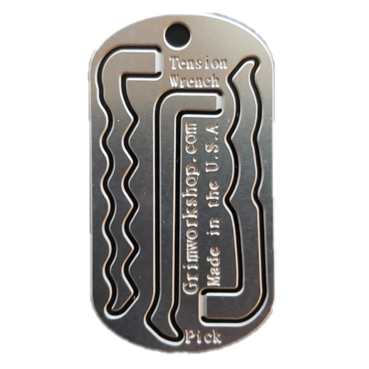 GRIM WORKSHOP | GRIM KEY DOG TAG - Piastrina con set di grimaldelli