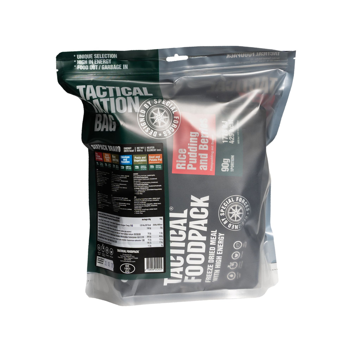 Tactical Foodpack | Tactical Sixpack Bravo 600g - Per escursioni di 2 giorni