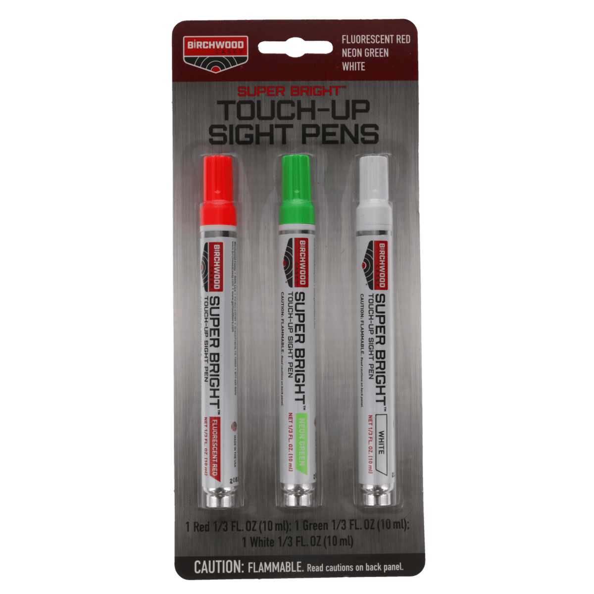 BIRCHWOOD CASEY | SUPER BRIGHT PENS - Pennarelli per ritocco mirini - BackPacco - BP-BIRCHWOOD-BC-15116