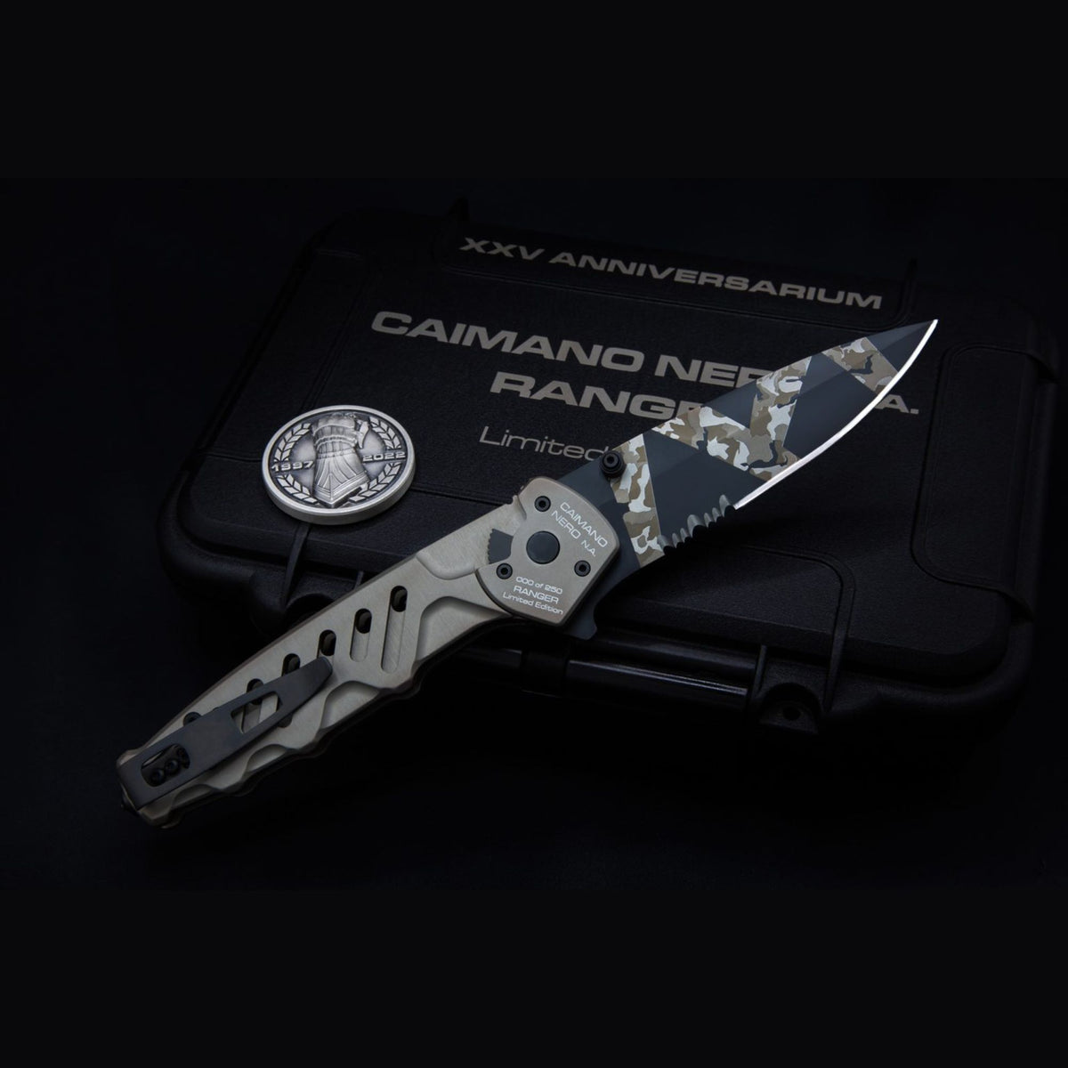 EXTREMA RATIO | CAIMANO NERO N.A. RANGER XXV ANNIVERSARIUM LIMITED EDITION