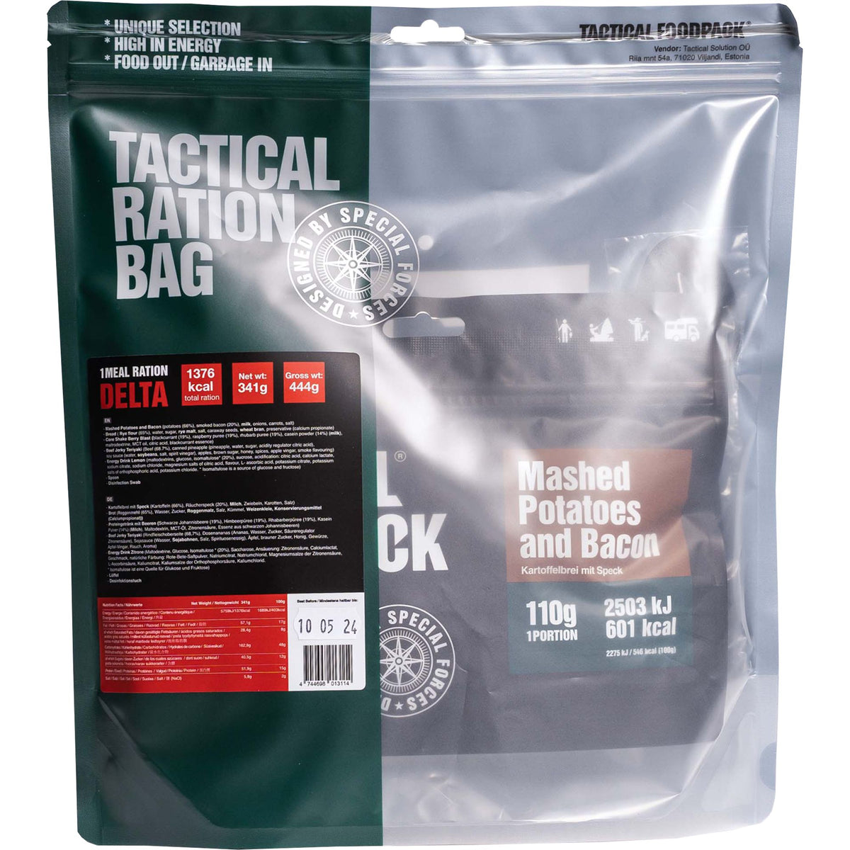 Tactical Foodpack | 1 Meal Ration DELTA 341g