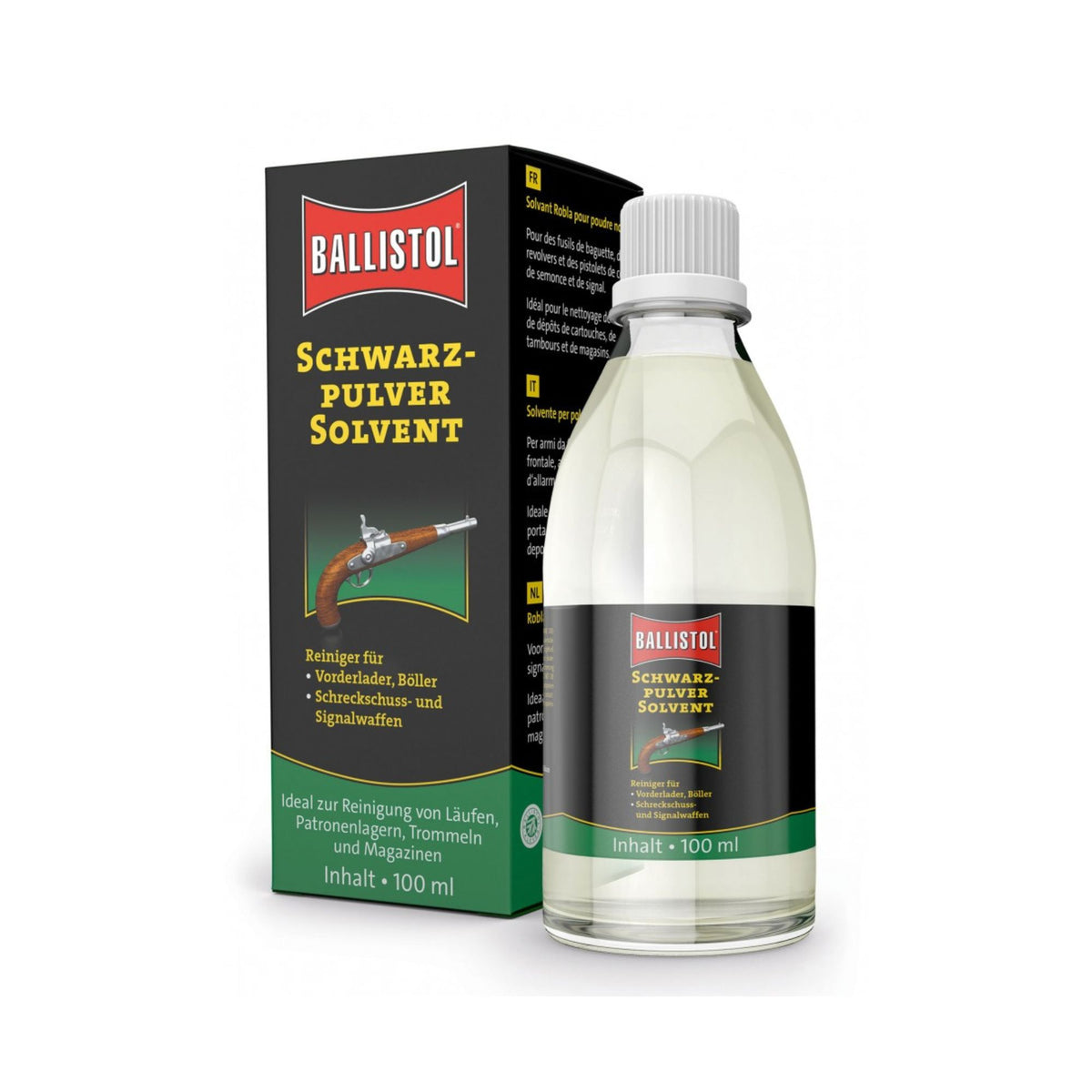 BALLISTOL | BLACK POWDER SOLVENT - Solvente per polvere nera - BackPacco - BP-BALLISTOL-BLACK-POWDER-SOLVENT-100ML