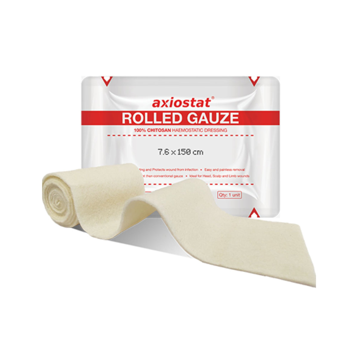 AXIOSTAT | L150 ROLLED GAUZE - Garza emostatica avanzata