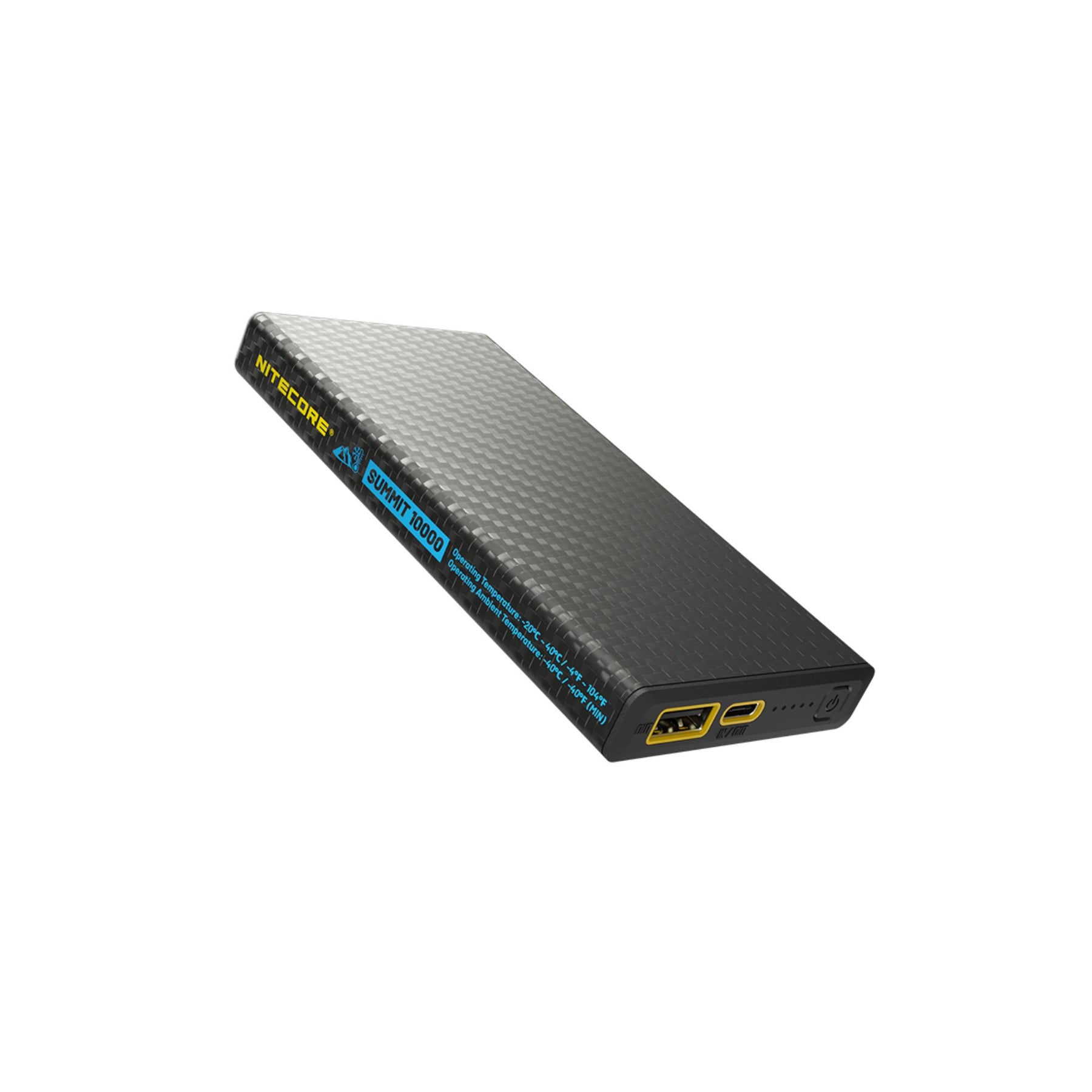 NITECORE | SUMMIT 10000 - Power Bank per temperature estreme in fibra di carbonio