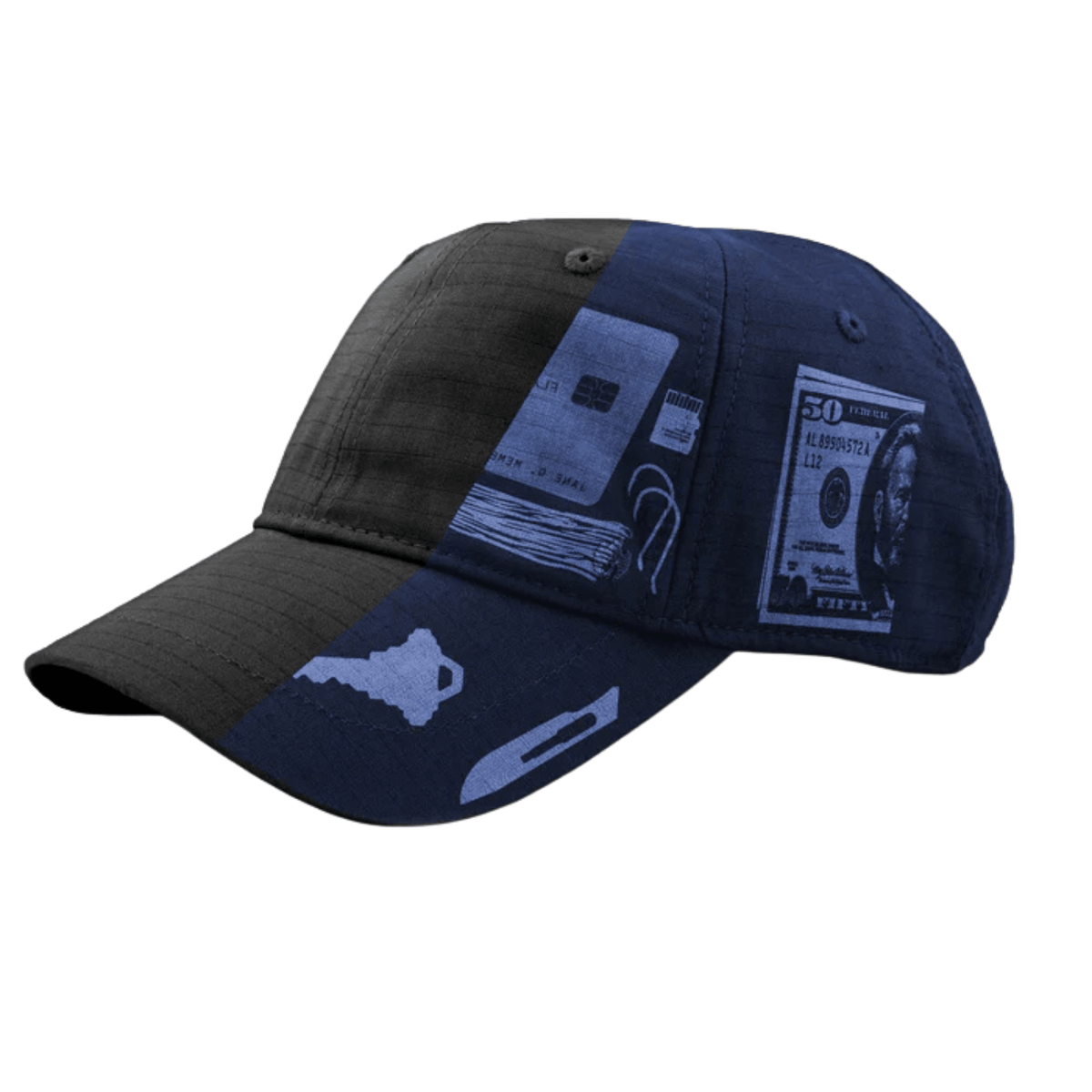 WAZOO | CACHE CAP - Berretto con porto occulto - BackPacco - BP-WAZOO-CACHE-CAP-BLK