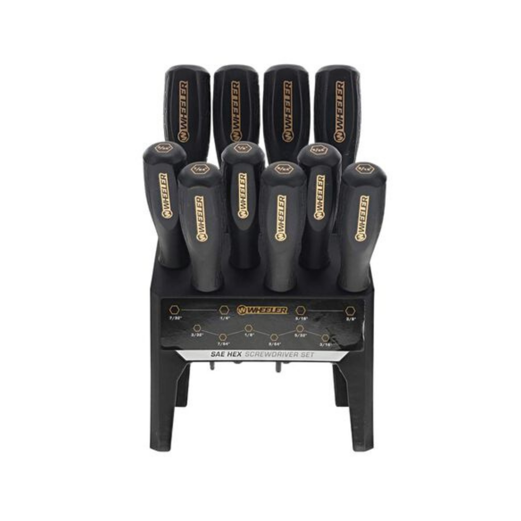 WHEELER | 10 PIECE BENCHTOP SCREWDRIVER SET - Set di giraviti, 10 pezzi