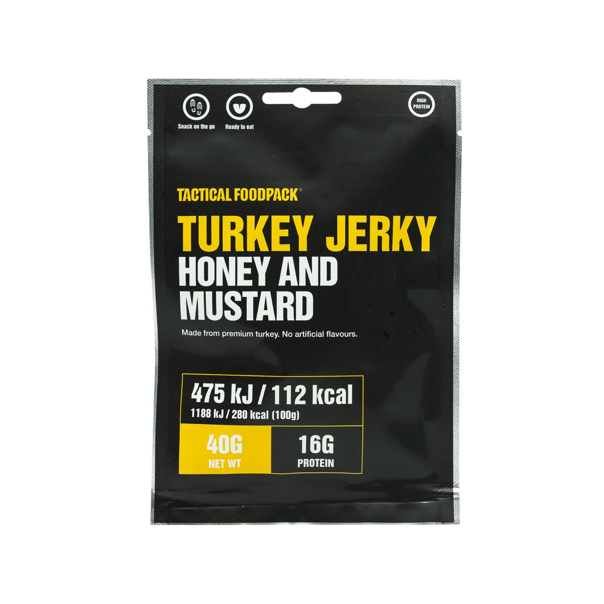 Tactical Foodpack | Turkey Jerky Honey & Mustard 40g