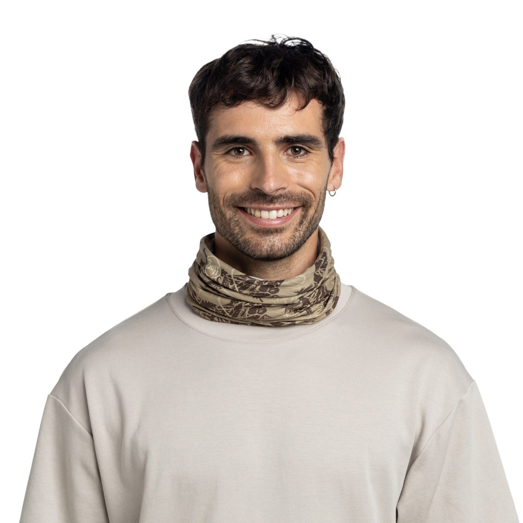 BUFF | COOLNET UV NECKWEAR - LAKE RIVER KHAKI - Scaldacollo con protezione solare