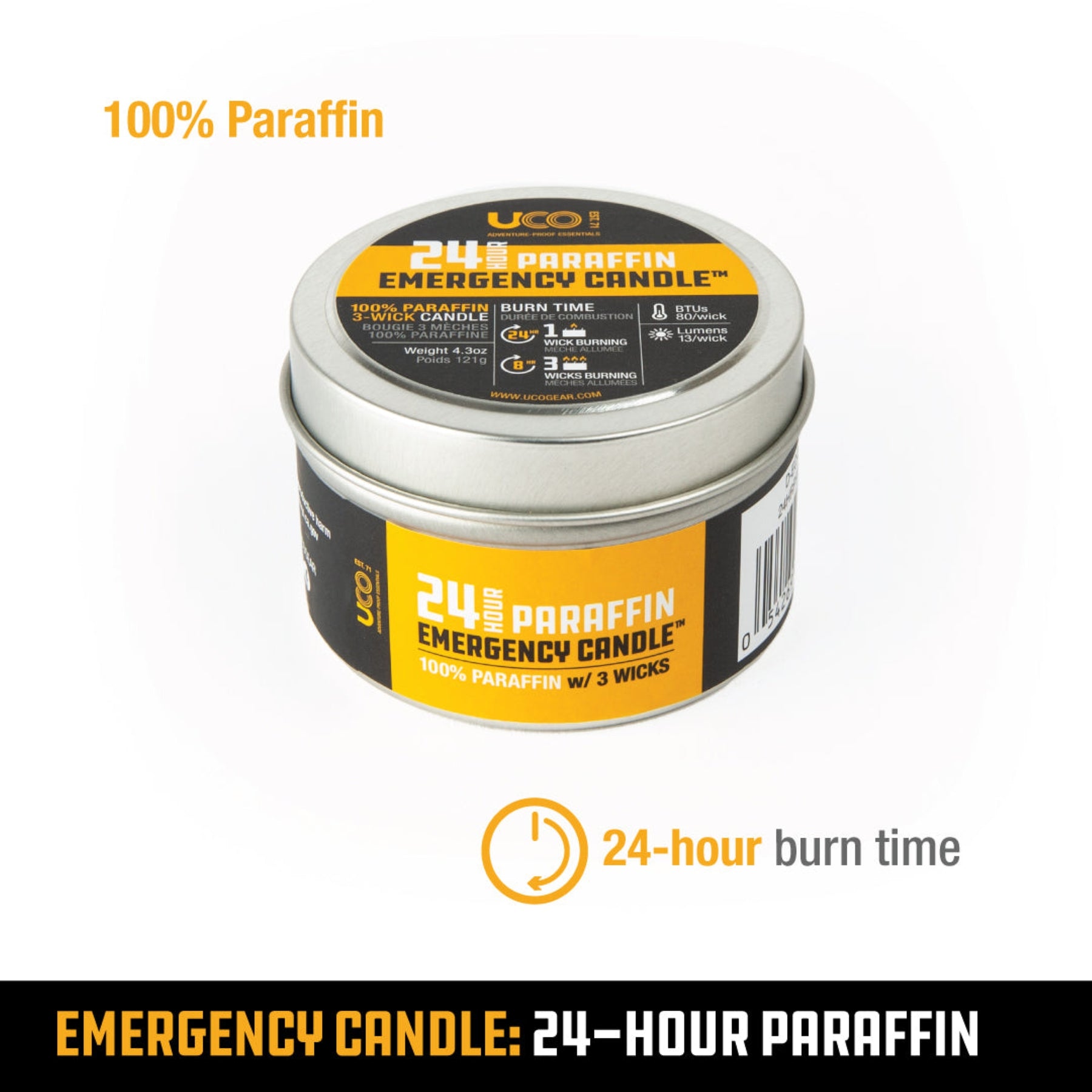 UCO | EMERGENCY CANDLE - Candele d'emergenza a lunga durata