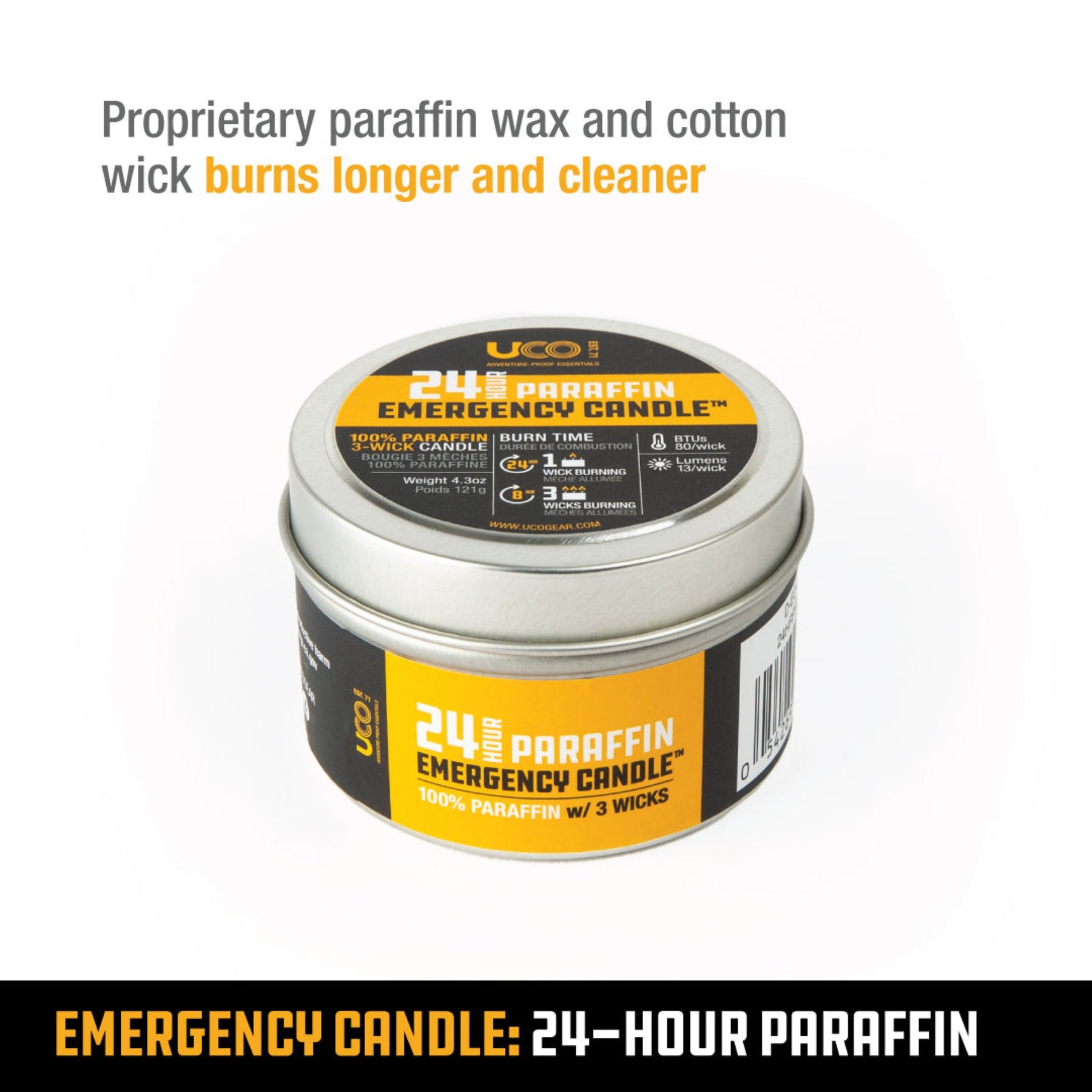 UCO | EMERGENCY CANDLE - Candele d'emergenza a lunga durata