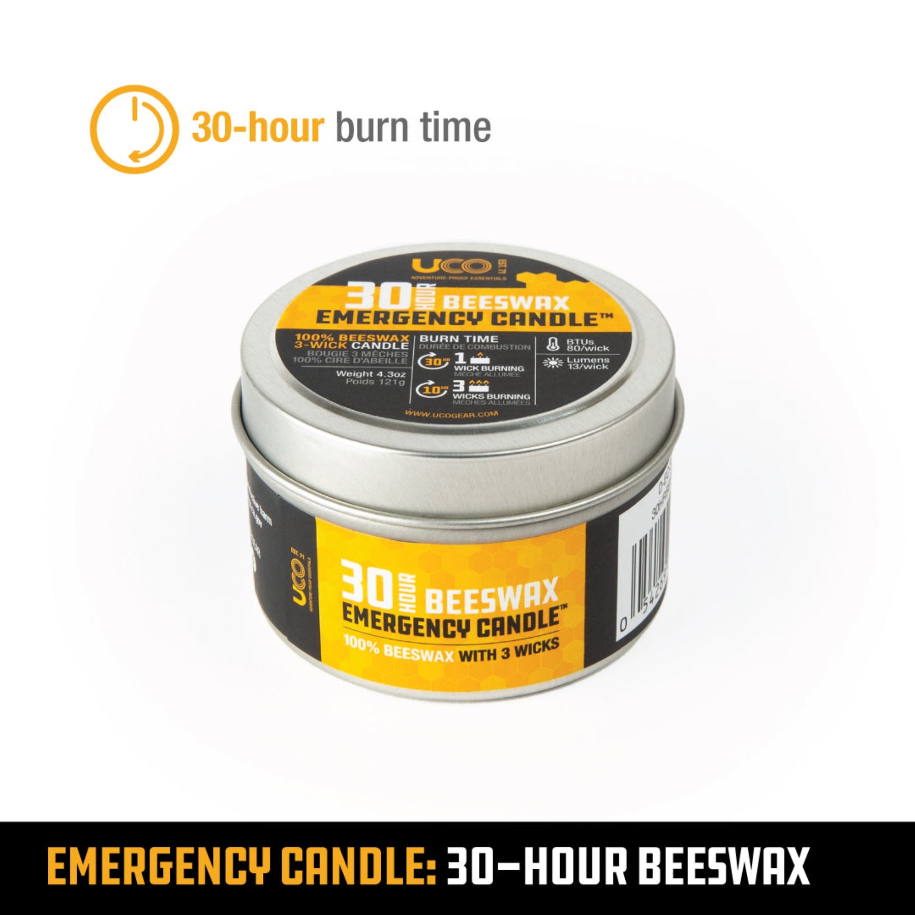 UCO | EMERGENCY CANDLE - Candele d'emergenza a lunga durata